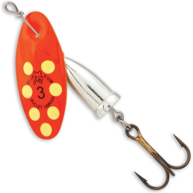 Блесна вращающаяся BLUE FOX Vibrax Bullet 18 г, VB5-FRY